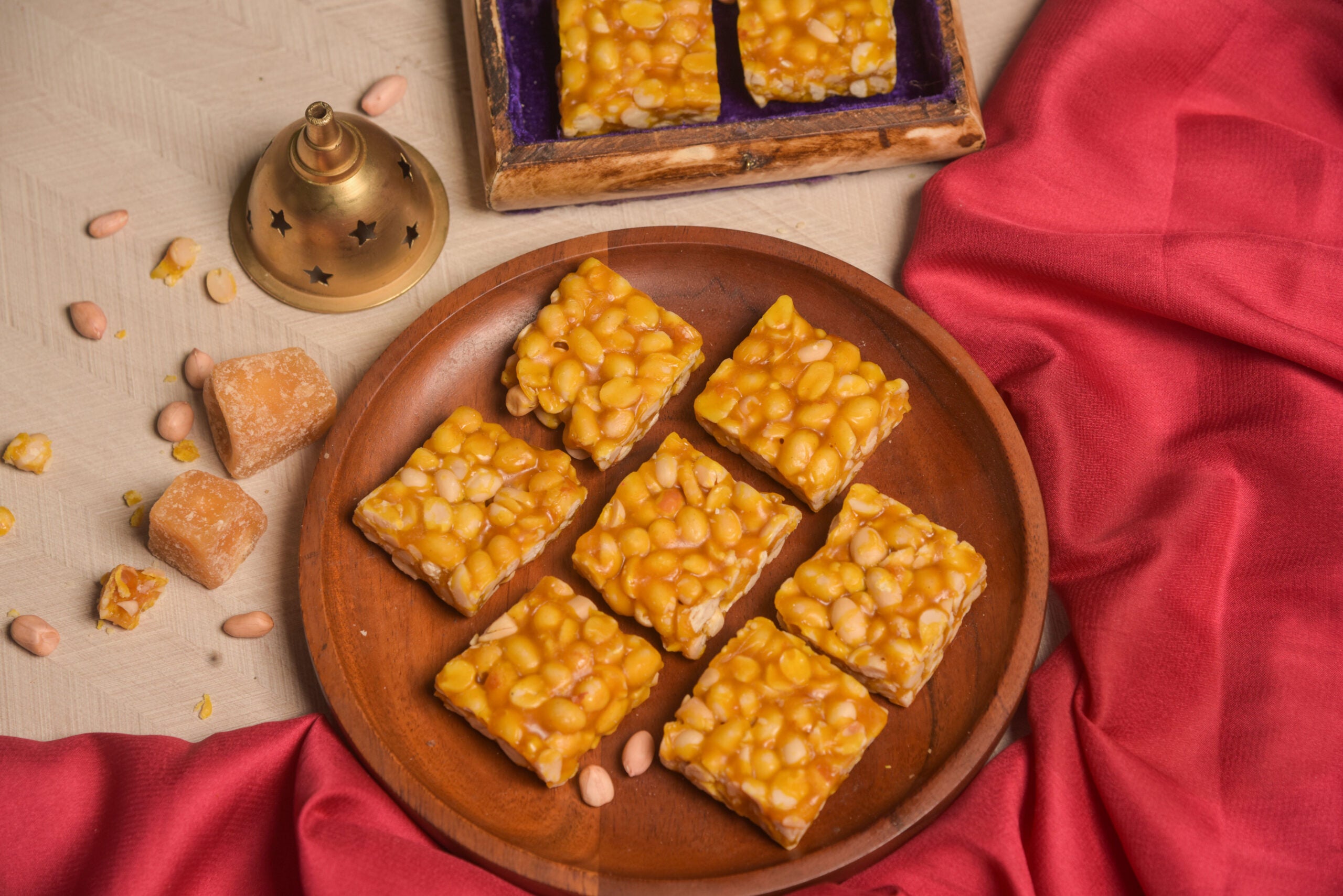 Bellam Chikki (Jaggery Chikki) (Vijayawada)